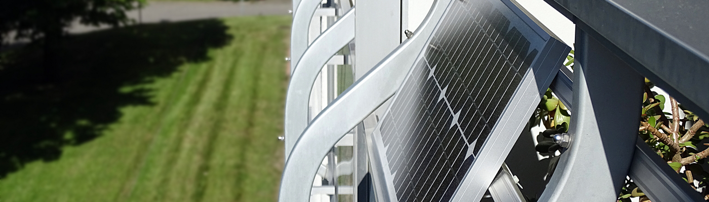 Balkon Solarmodul