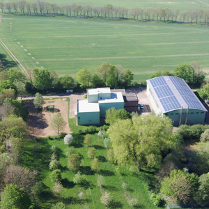 Luftaufnahme Wasserwerke Voerde Löhnen 