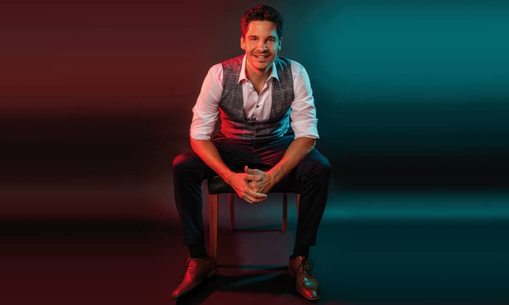 Der Schweizer Comedian Alain  Frei, fotografiert von Mike Wahrlich