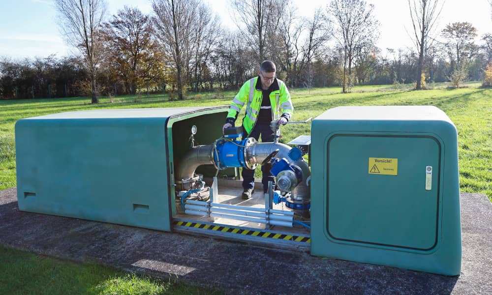 Ein Brunnen der Wasserwerke Dinslaken