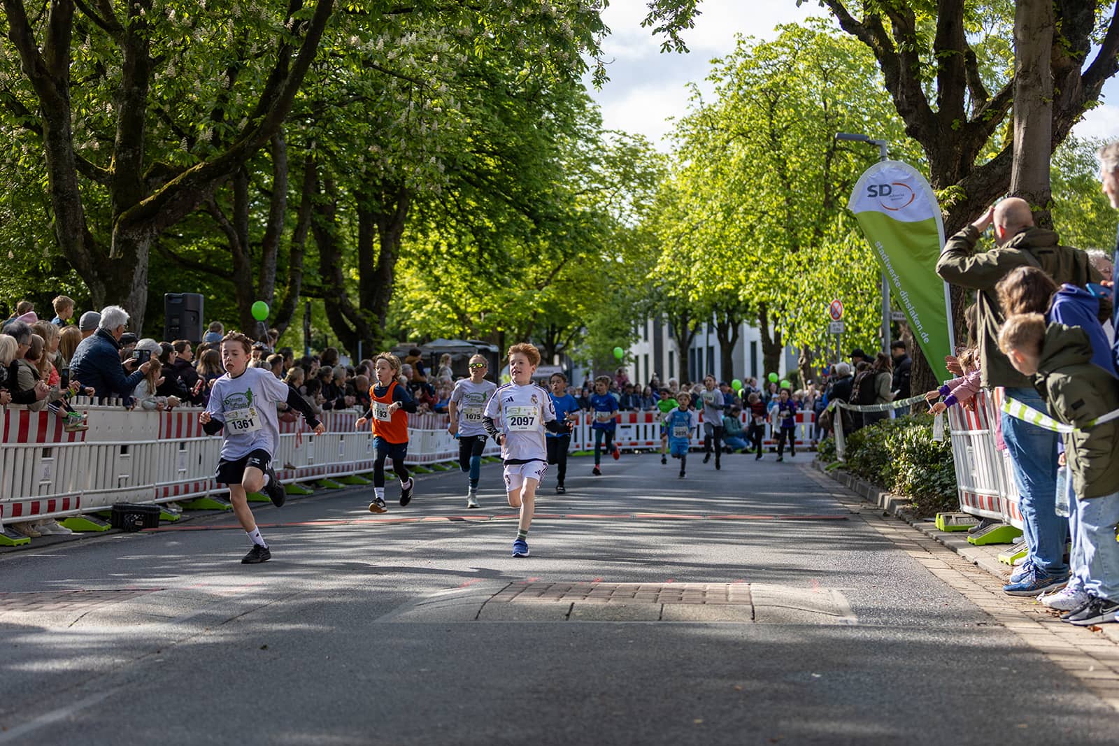 Zieleinlauf der Schüler U10