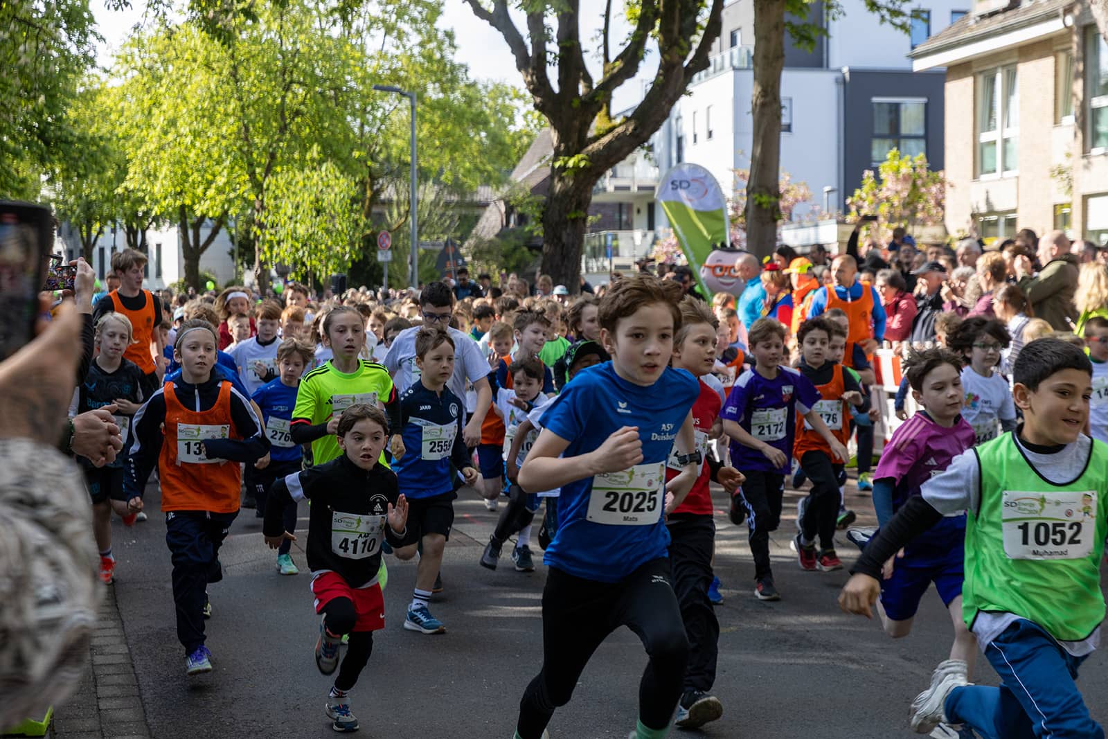 Start des Schülerlaufs Jungen U10