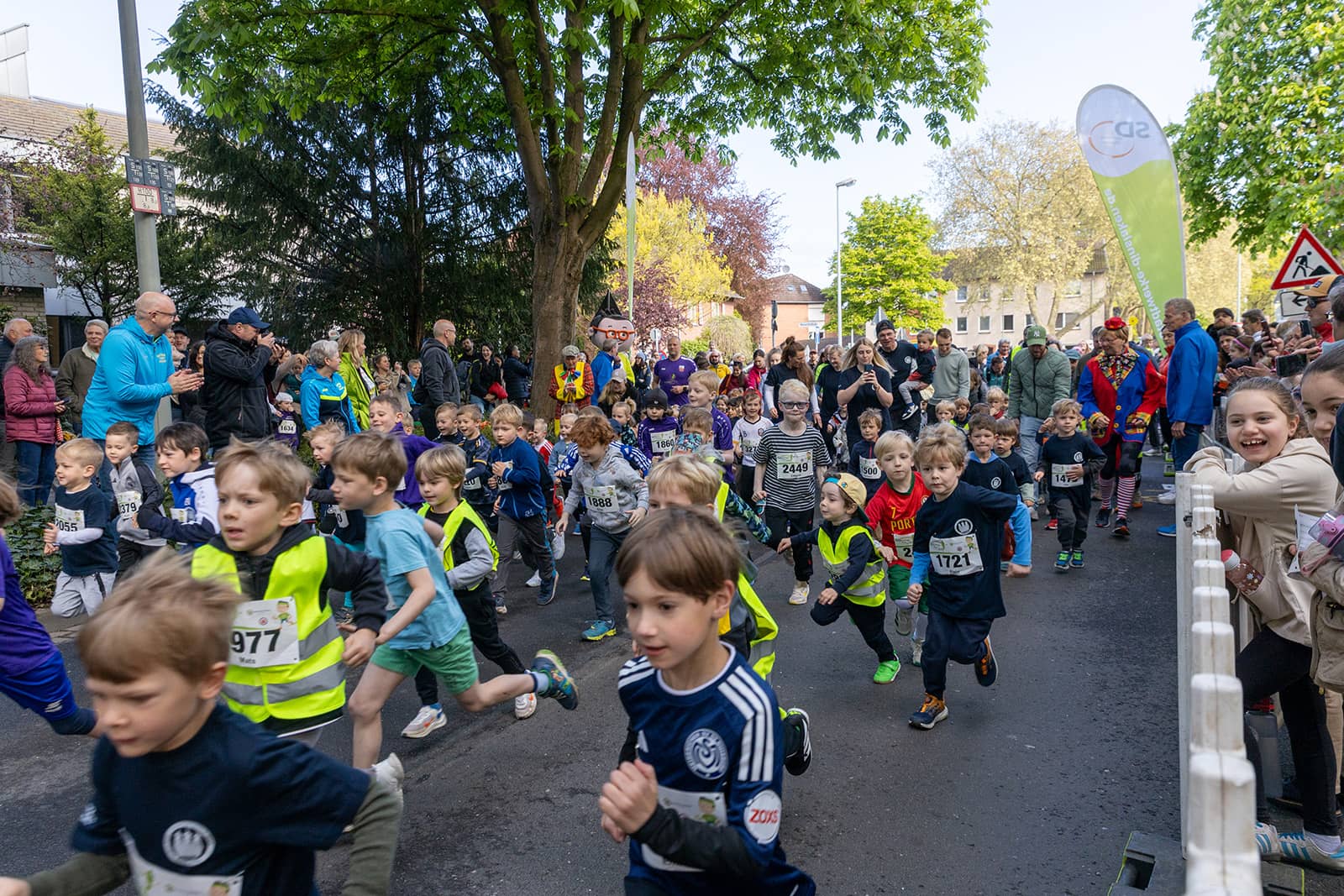 Start der Bamibini-Jungen