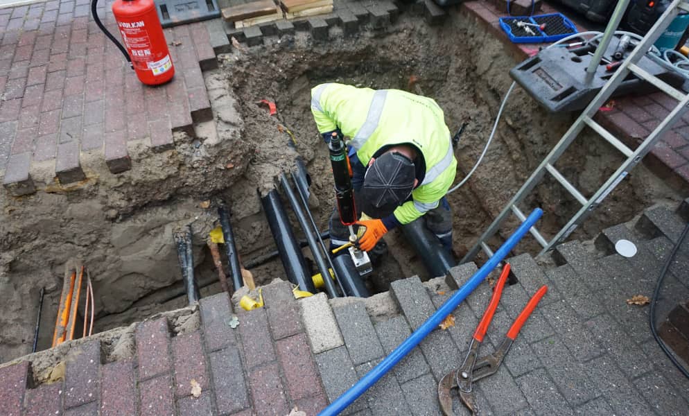 Trennung eines Gashausanschlusses von der Versorgungsleitung