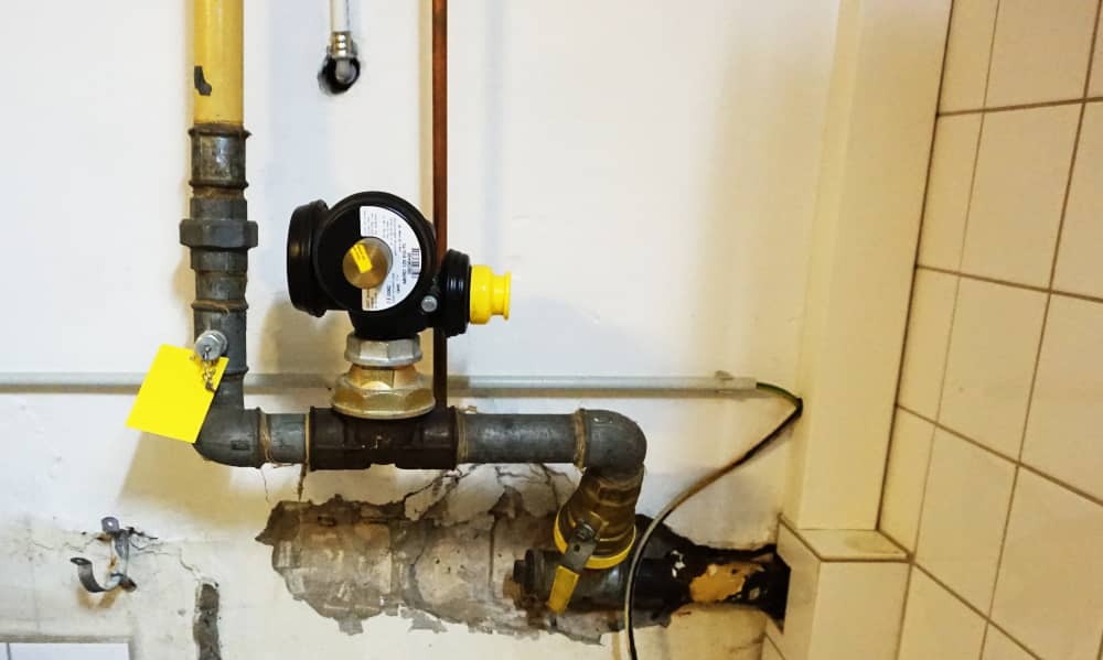 Ausbau eines Gashausanschlusses