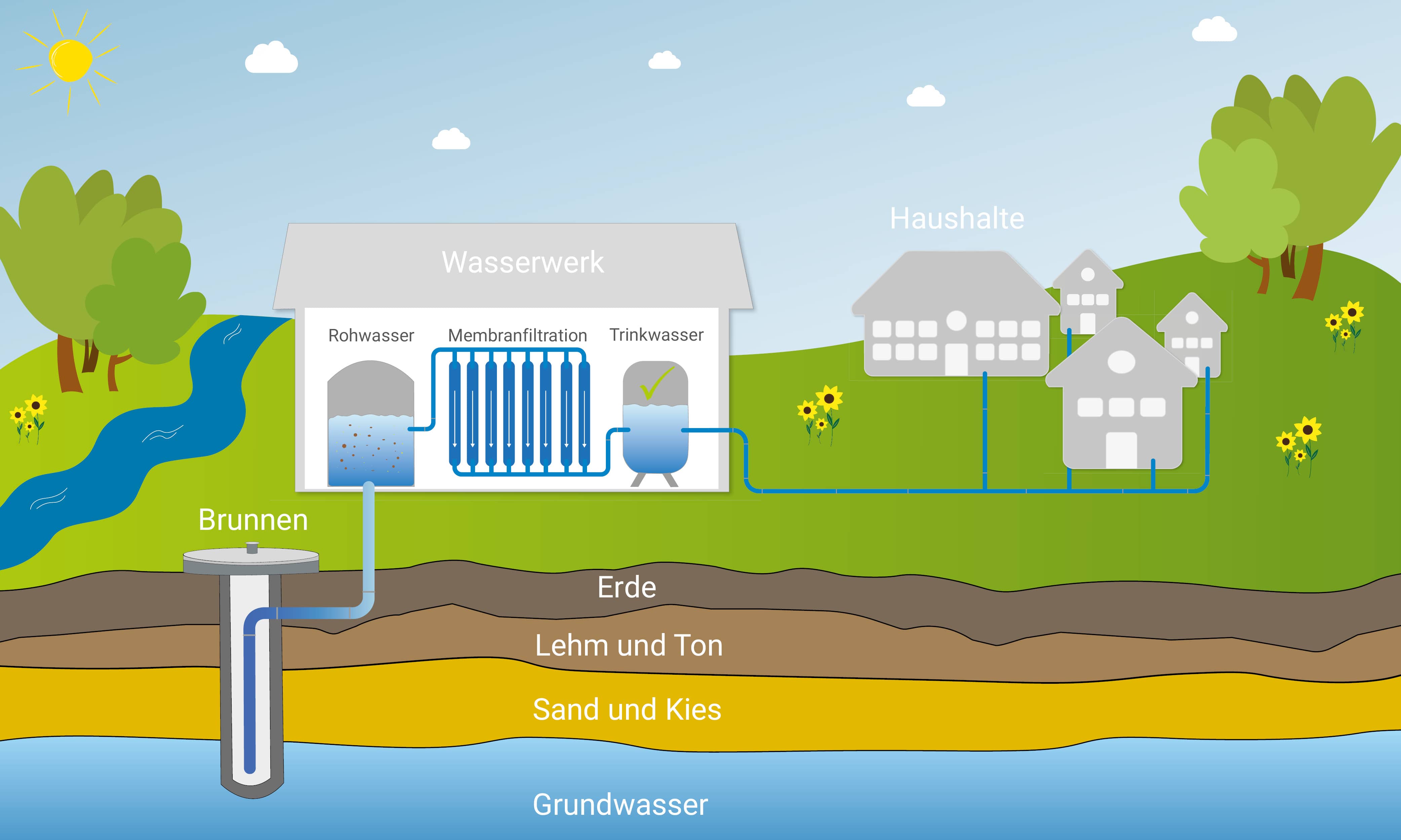 Schematische Darstellung des