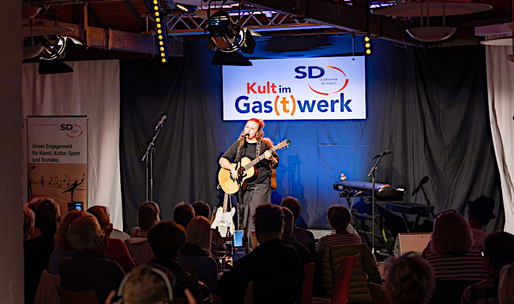 Anna Jakob auf der Bühne